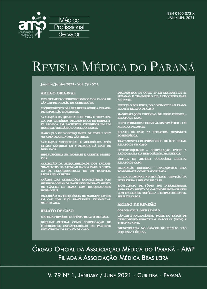 					Visualizar v. 79 n. 1 (2021): Revista Médica do Paraná
				